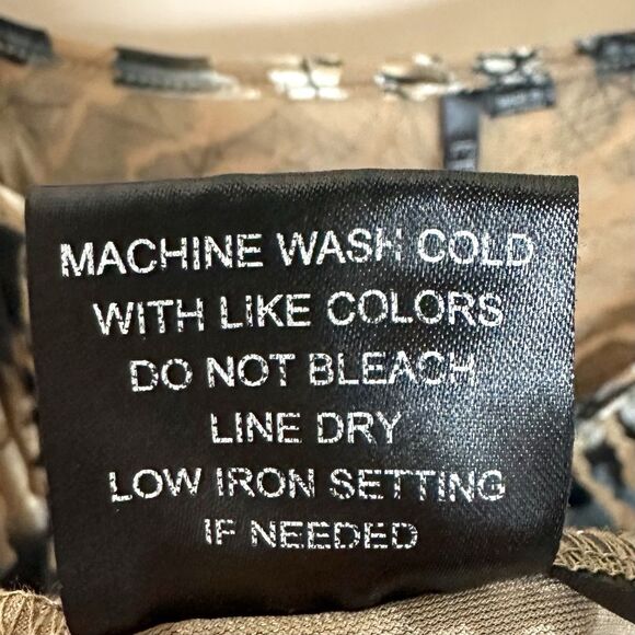 Ethyl Tunic Women’s Lg Velvet Burnout Semi Sheer Animal Print Popover - Picture 6 of 8